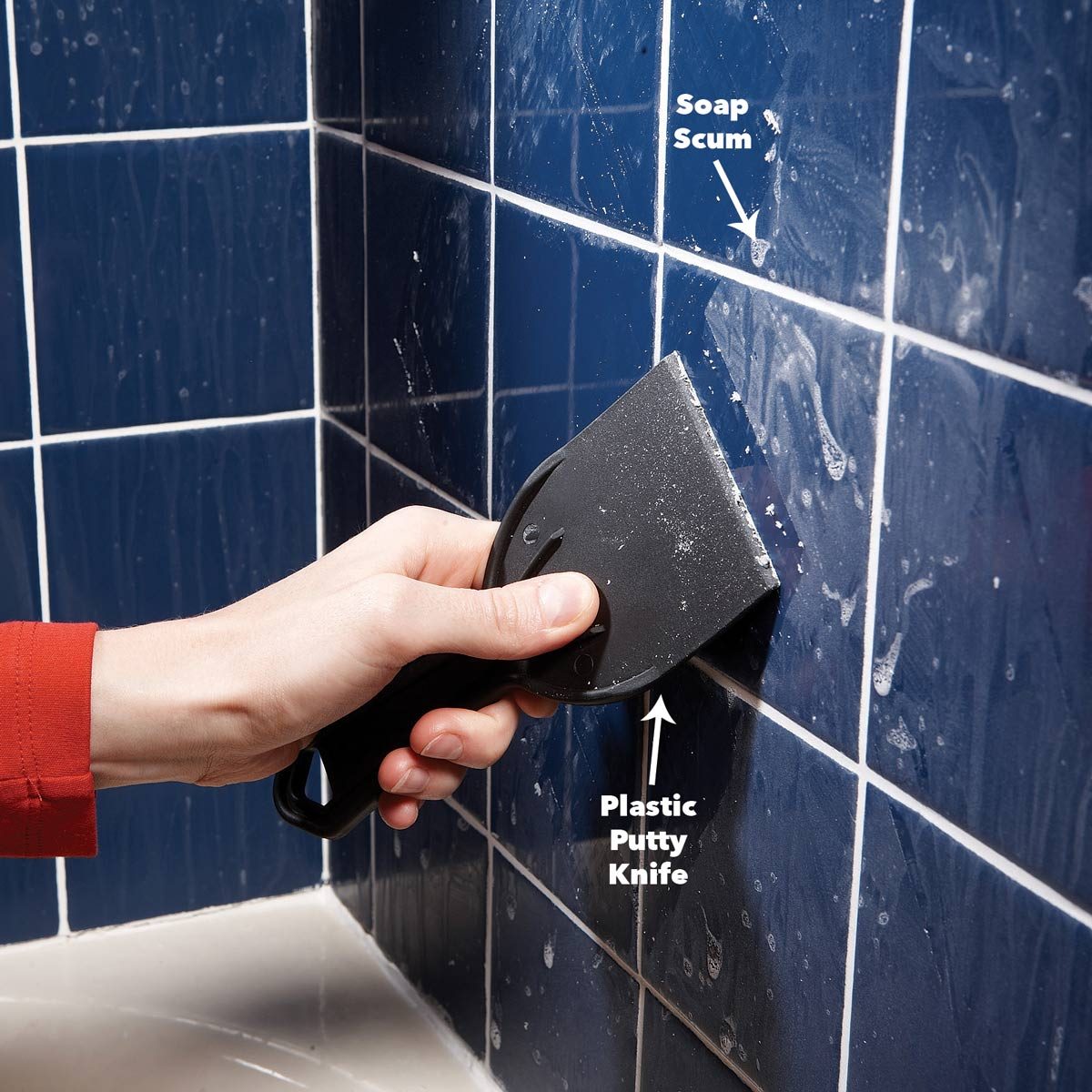 Remove Bathroom Soap Scum