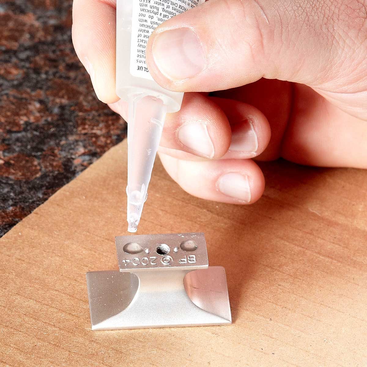 Superglue the Knob