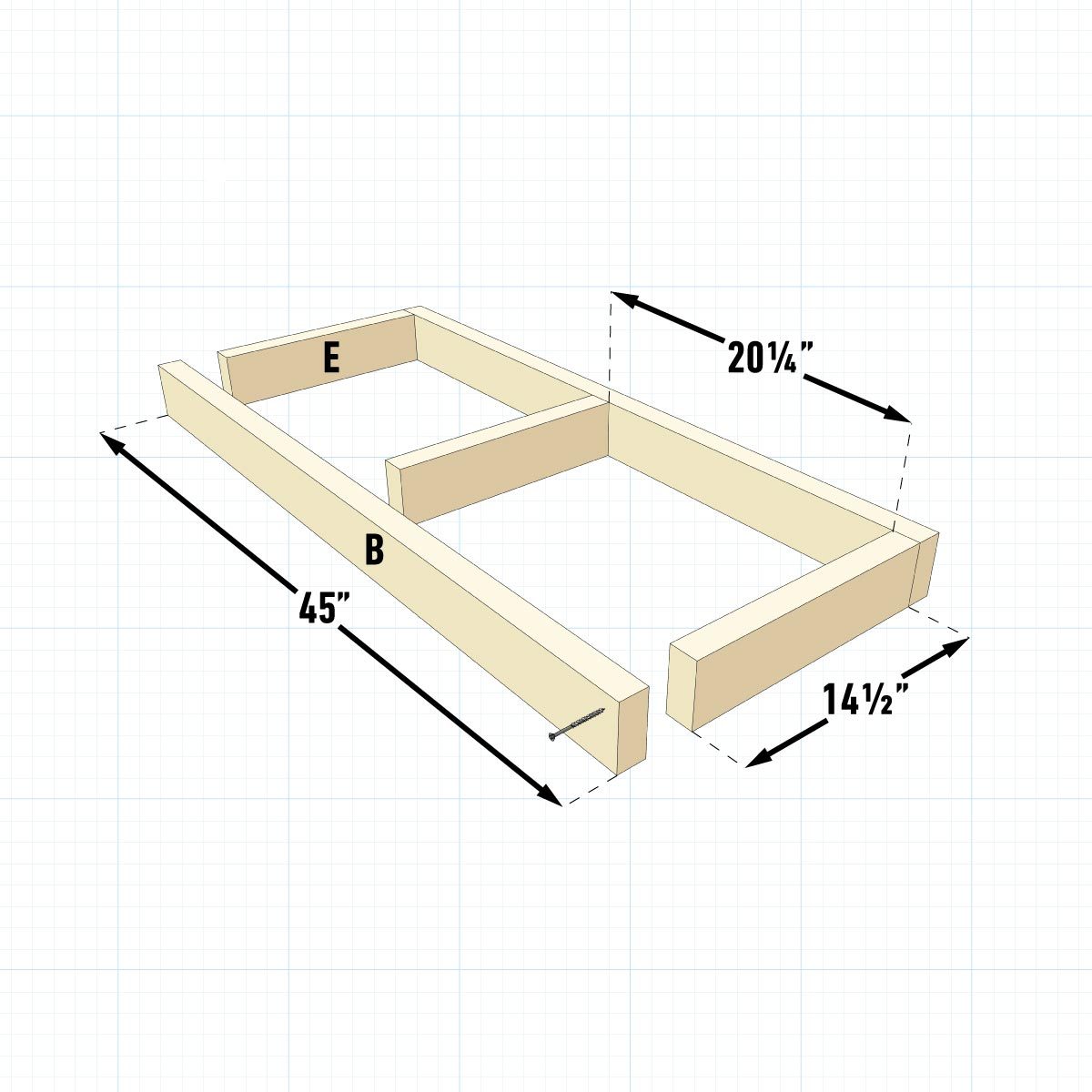 Building the top frame