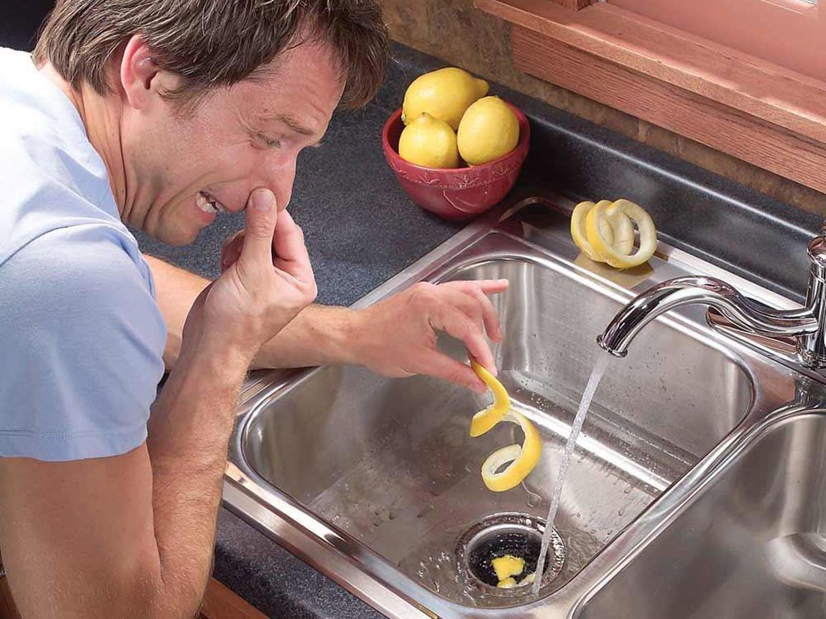 Citrus Peels and Ice Cubes for a Stinky Disposer