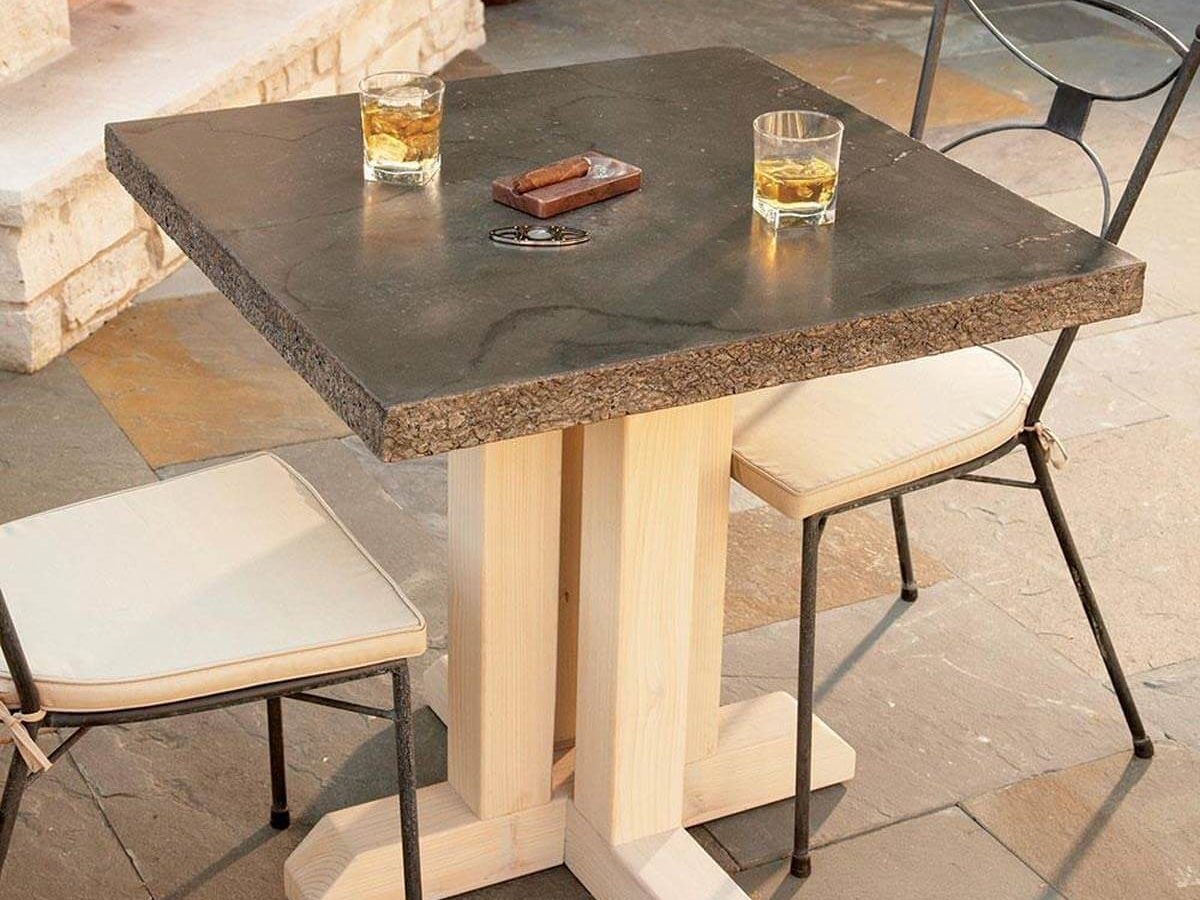 Elegant outdoor table