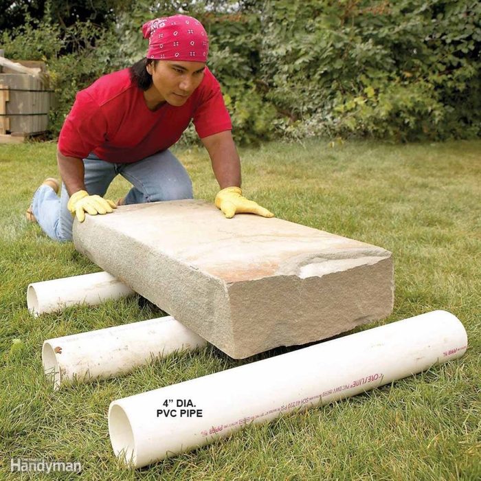 Using PVC to move heavy objects