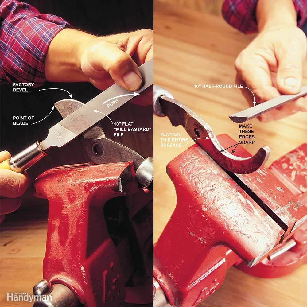 How to Sharpen Pruning Shears