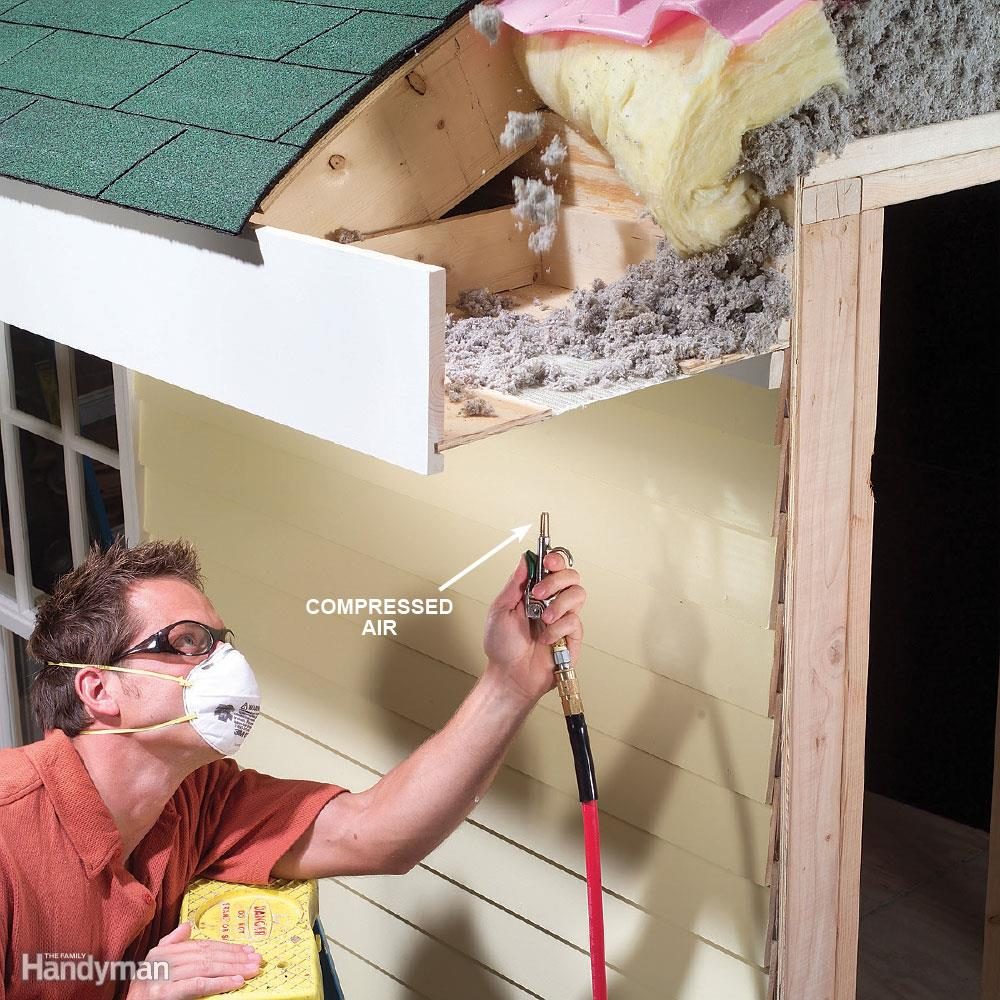 cleaning soffit vents