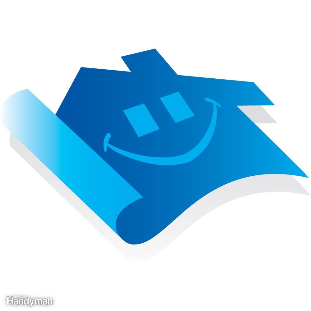 illustration of a smiling house