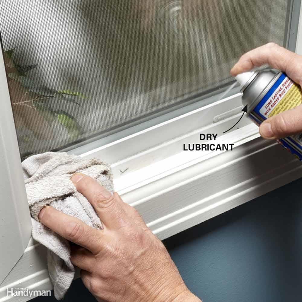 Lube a Sticking Vinyl Window or Door