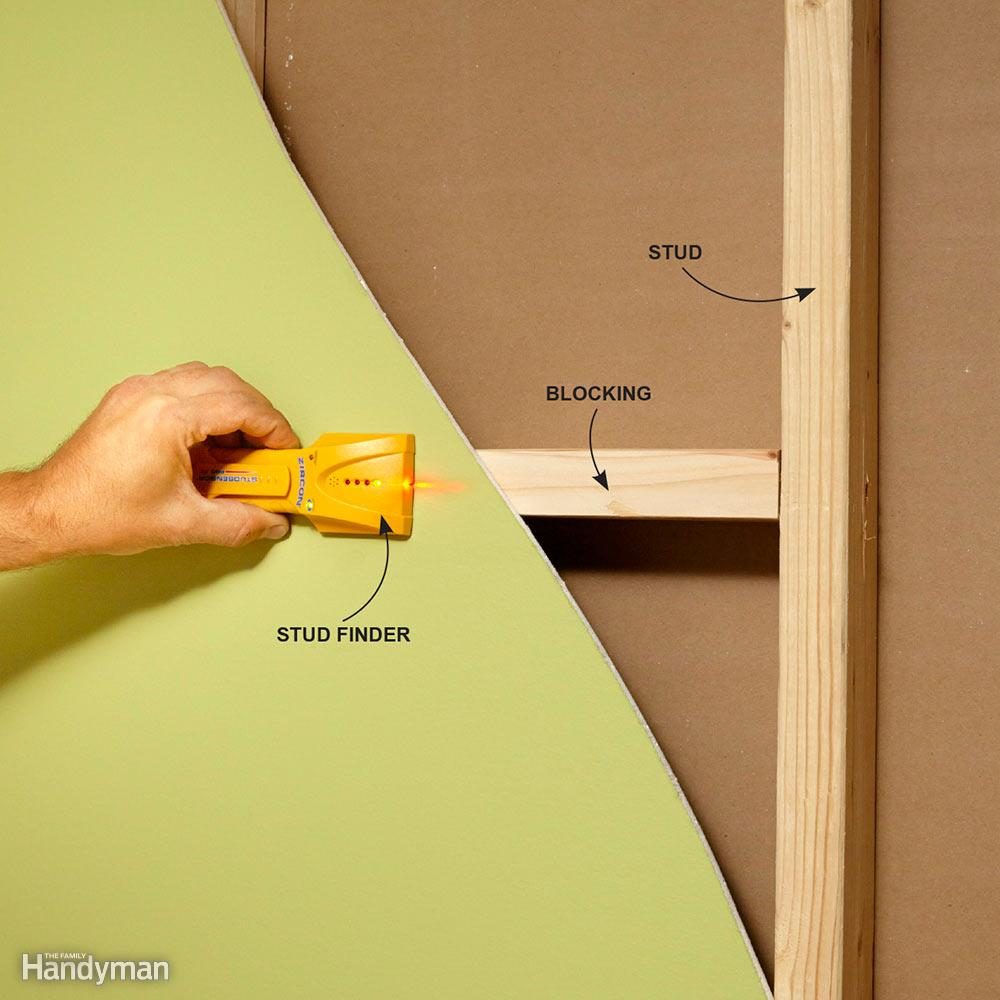 Check the Whole Wall Cavity With a Stud Finder