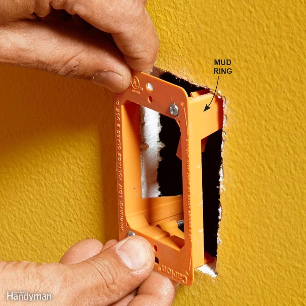 Protect Drywall With a Mud Ring