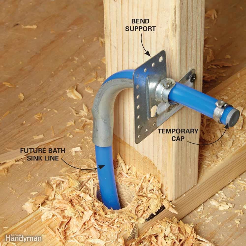 Install PEX Directly to the Fixtures