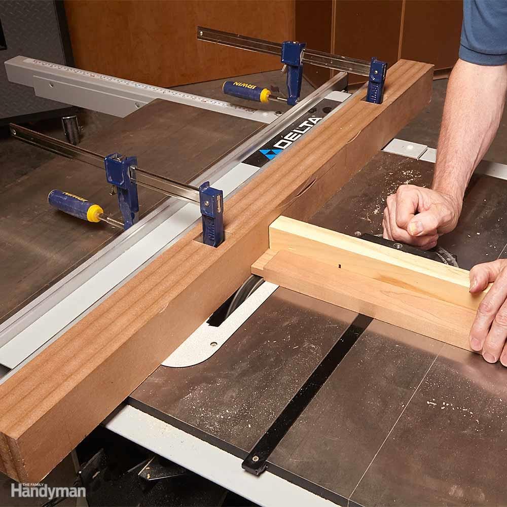 Sacrificial Table Saw Fence