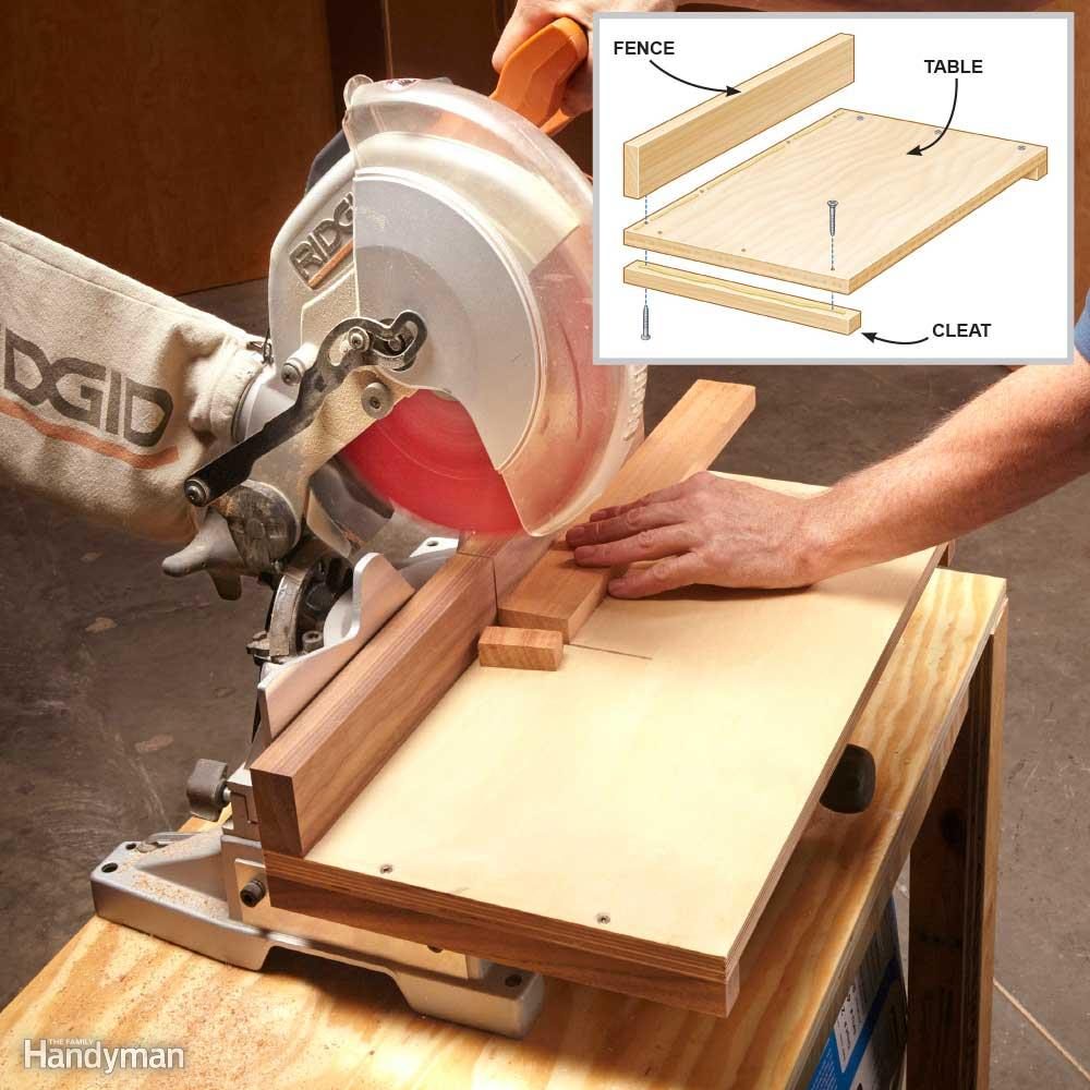 Accurate Miter Saw Cuts