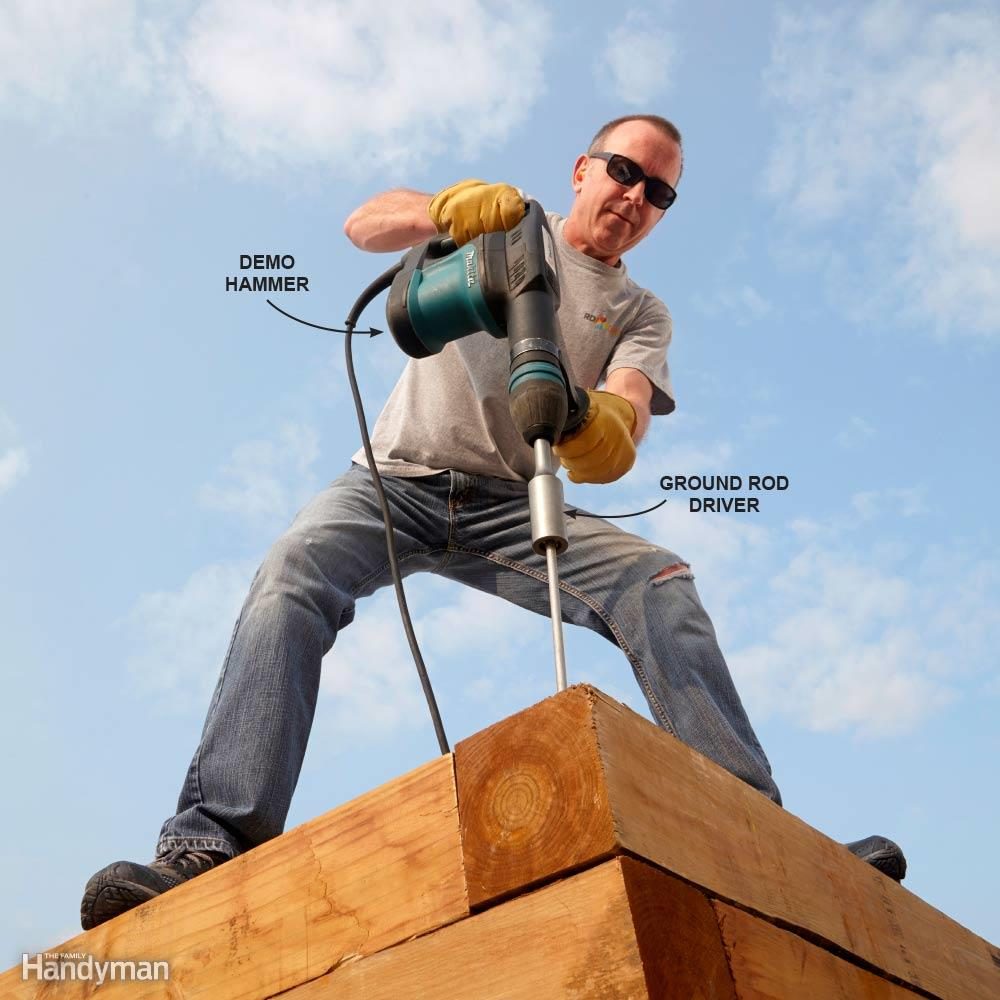Drive Spikes with a Demo Hammer Drive Spikes with a Demo Hammer