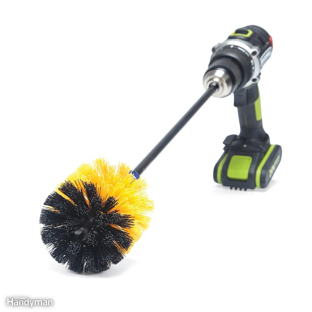 Brush with a Drill Brush with a Drill