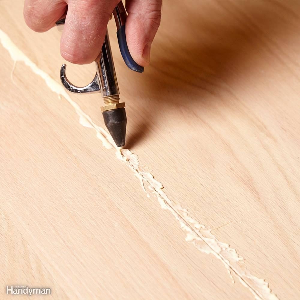 Inject Glue with a Compressor Inject Glue with a Compressor