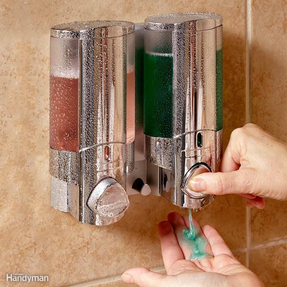 Use a Wall-Mount Soap Dispenser