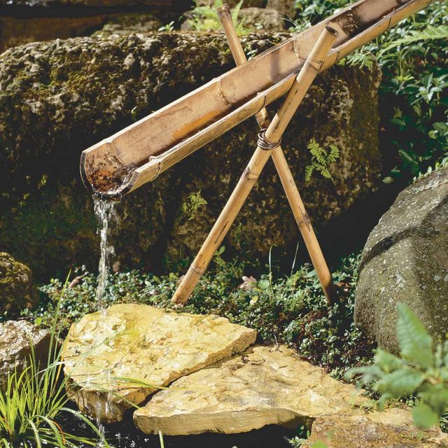 bamboo water feature