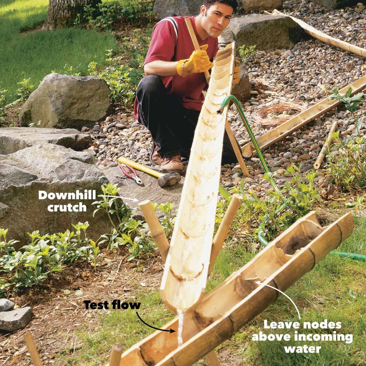 japanese bamboo water fountain diy