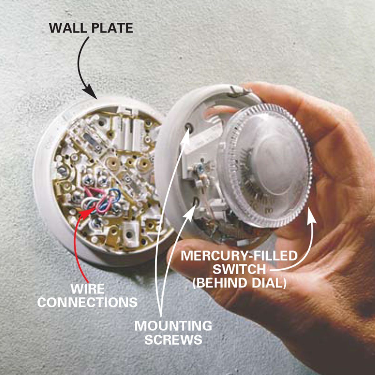 removing thermostat