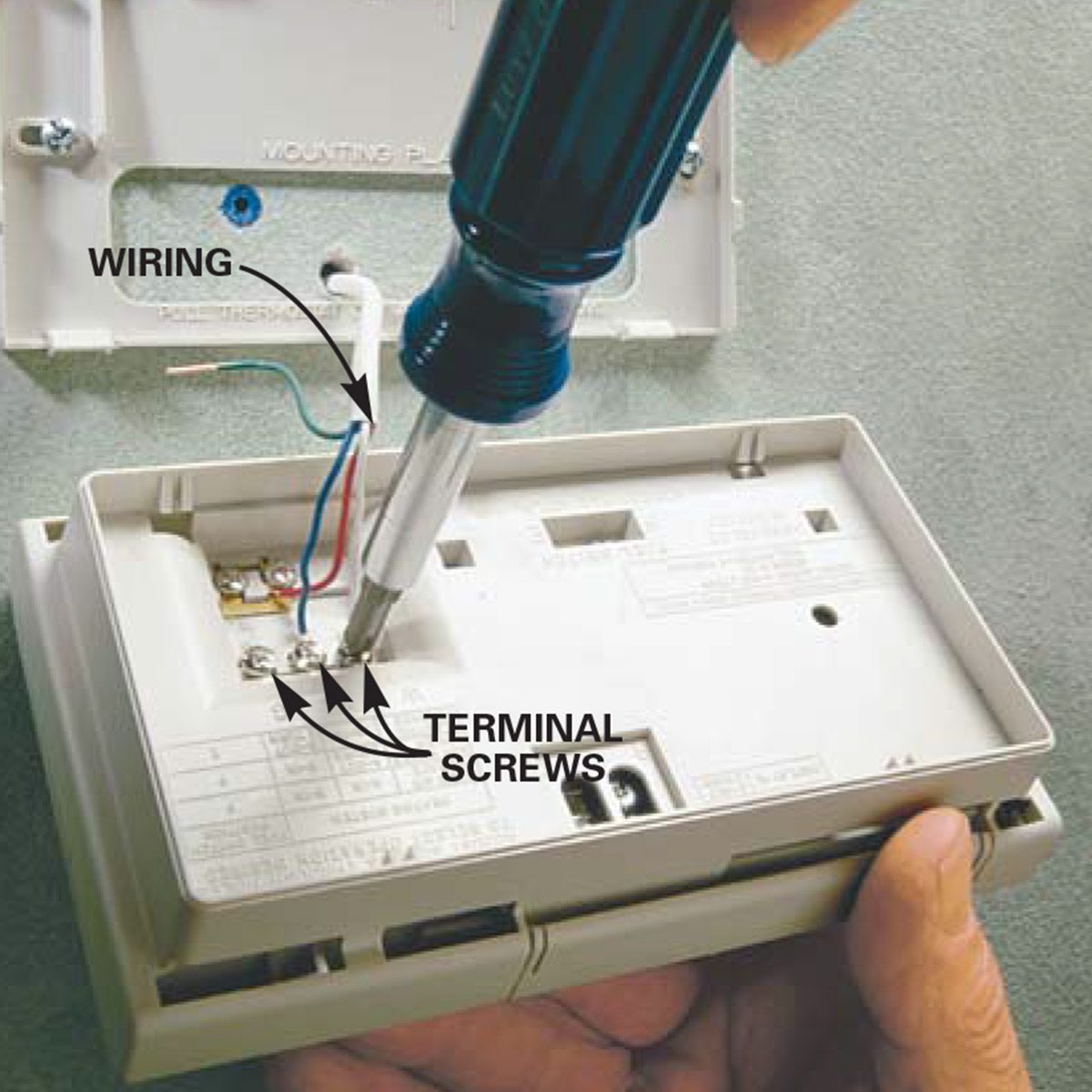 install new thermostat