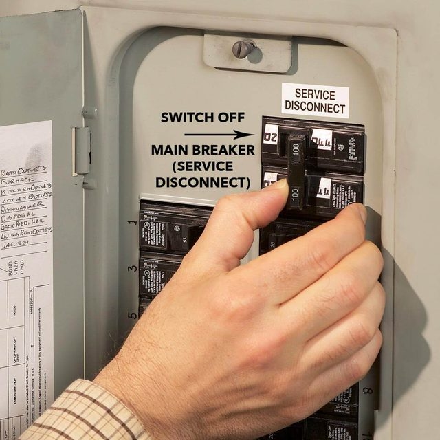 how to turn off the main breaker