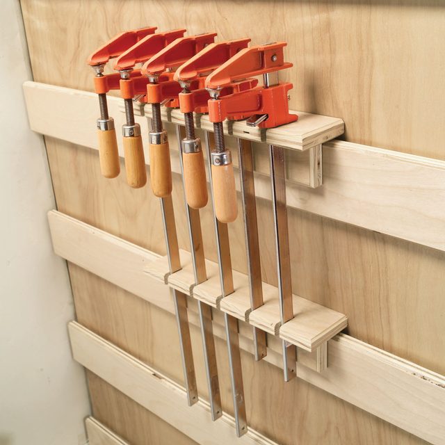 clamps storage