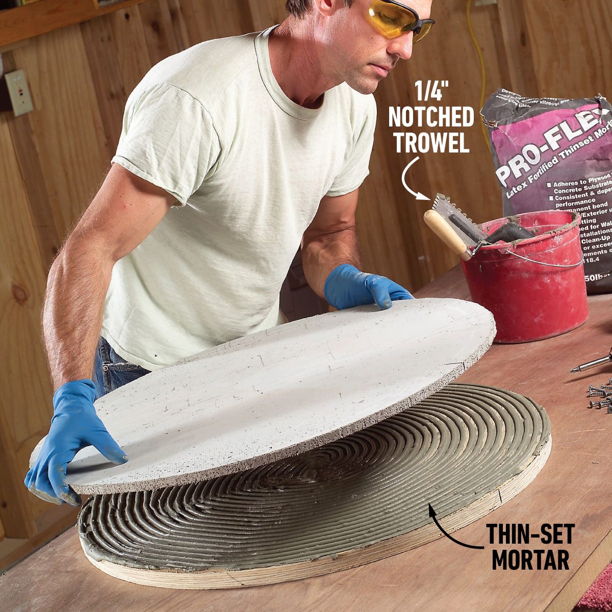 Fh05jun Wtable 15 Bond The Cement Board And Plywood