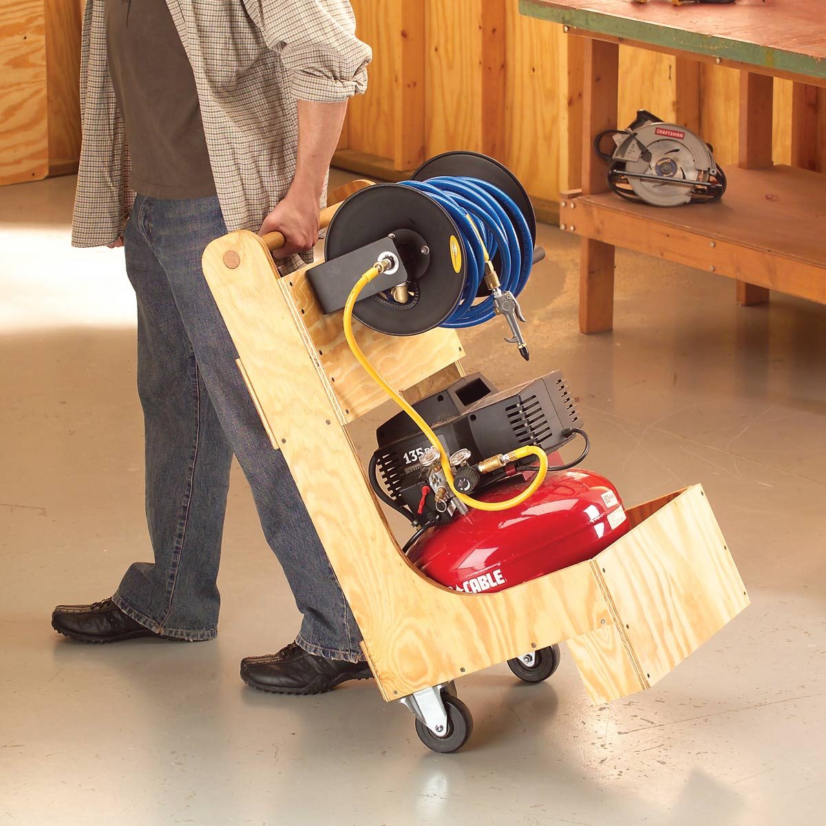 air compressor cart