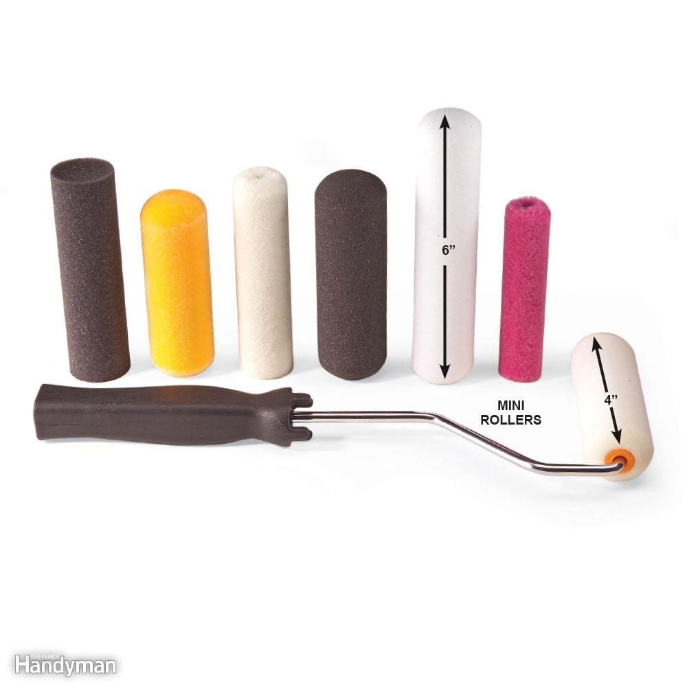 Get a smoother finish with a special mini roller