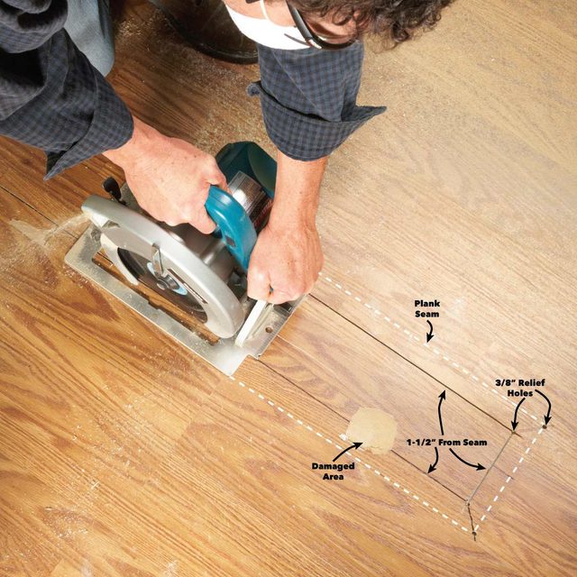 laminate floor repair