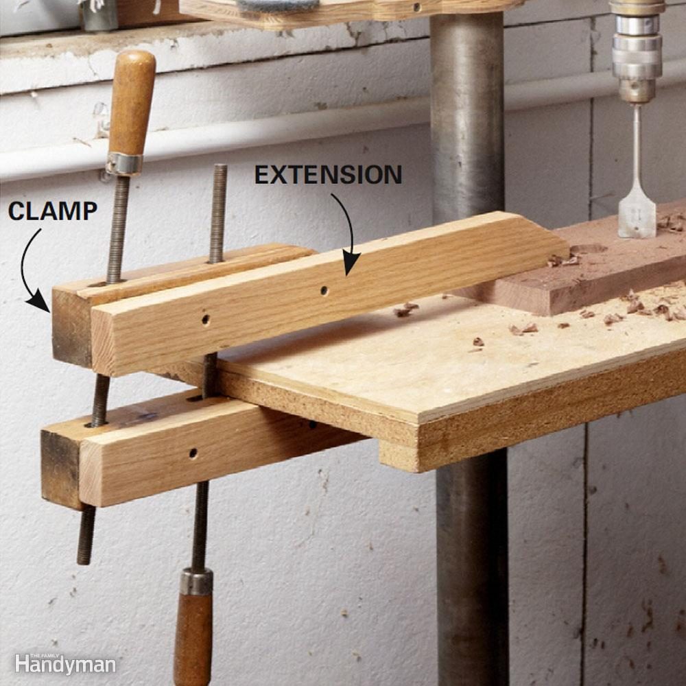 Long-jaw hand screw