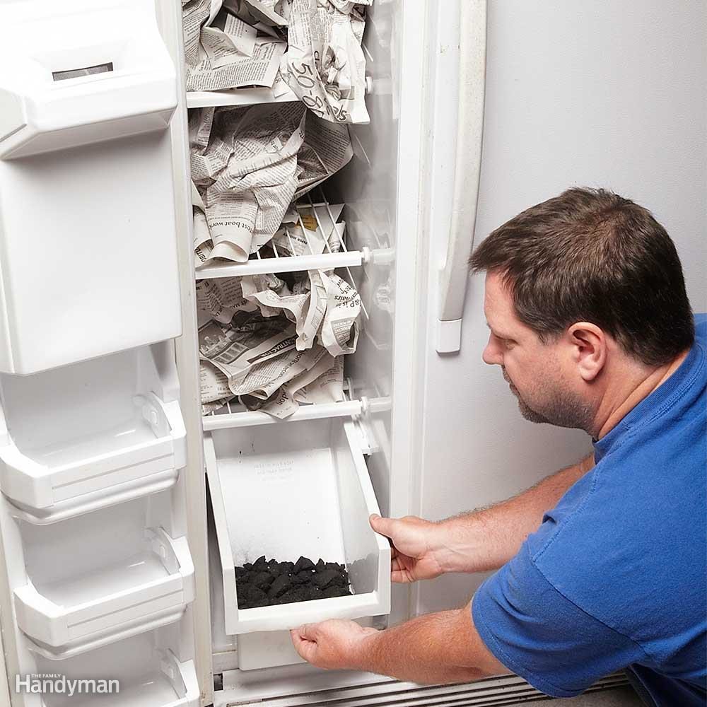 Clean a Stinky Fridge