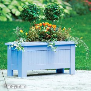 wooden planter box