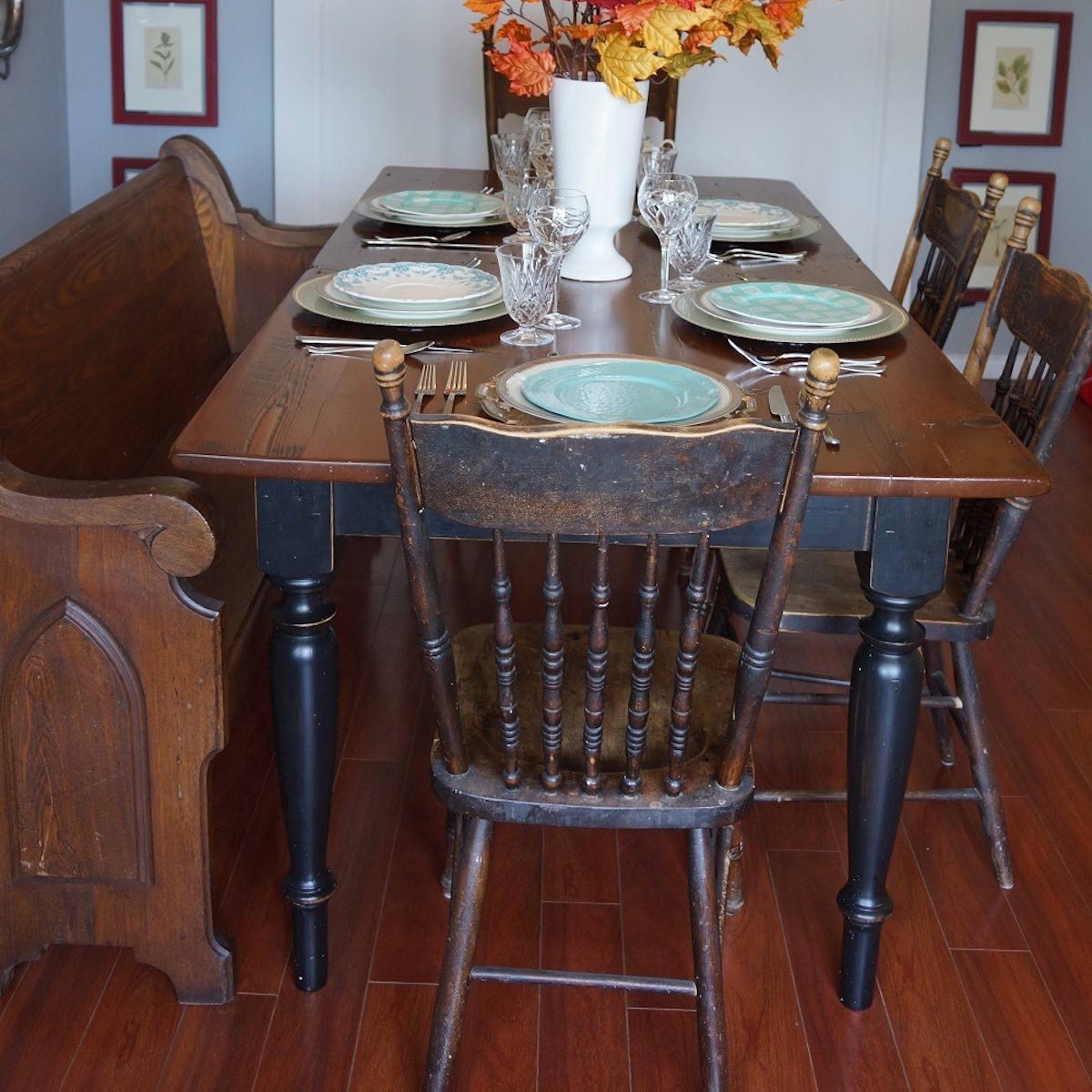 Farmhouse Look: Harvest Table