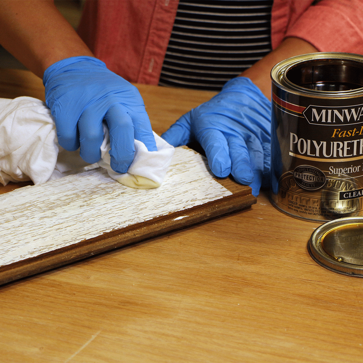 whitewash add polyurethane