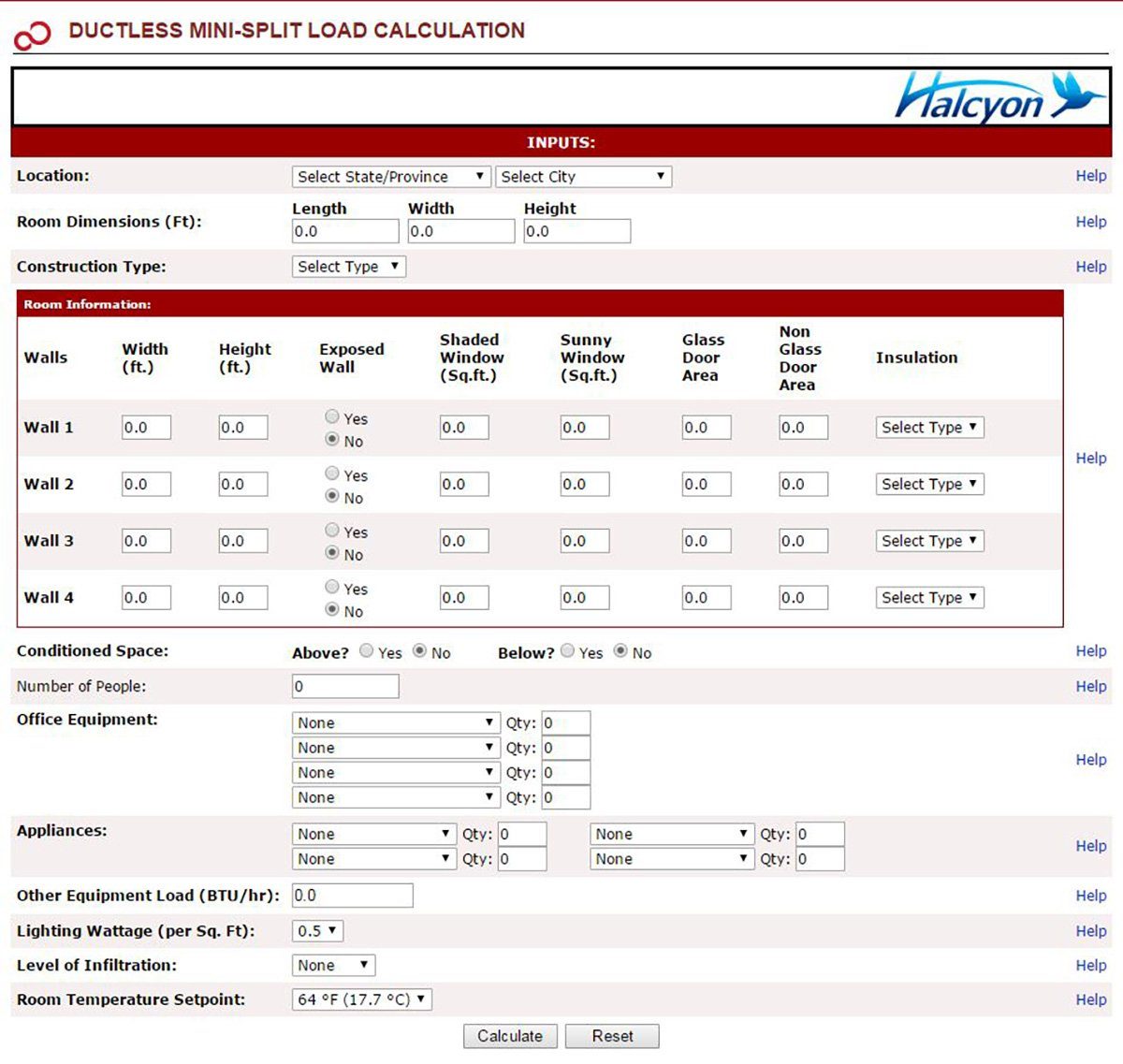 A screen showing the calculation of a mini-split load | Construction Pro Tips