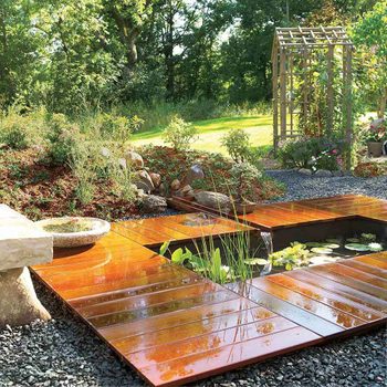 Peaceful Pond and Deck