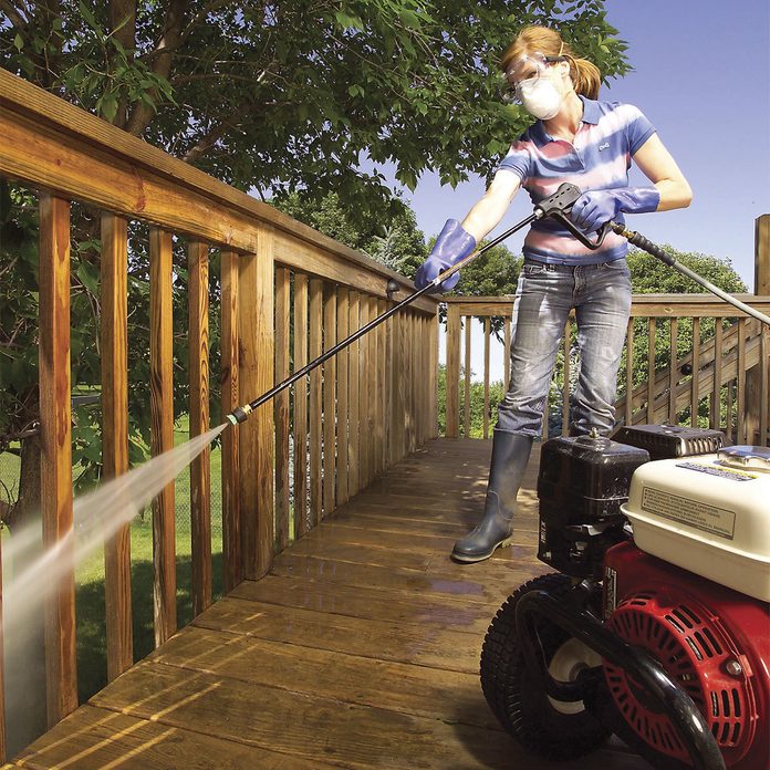 power wash deck powerwash