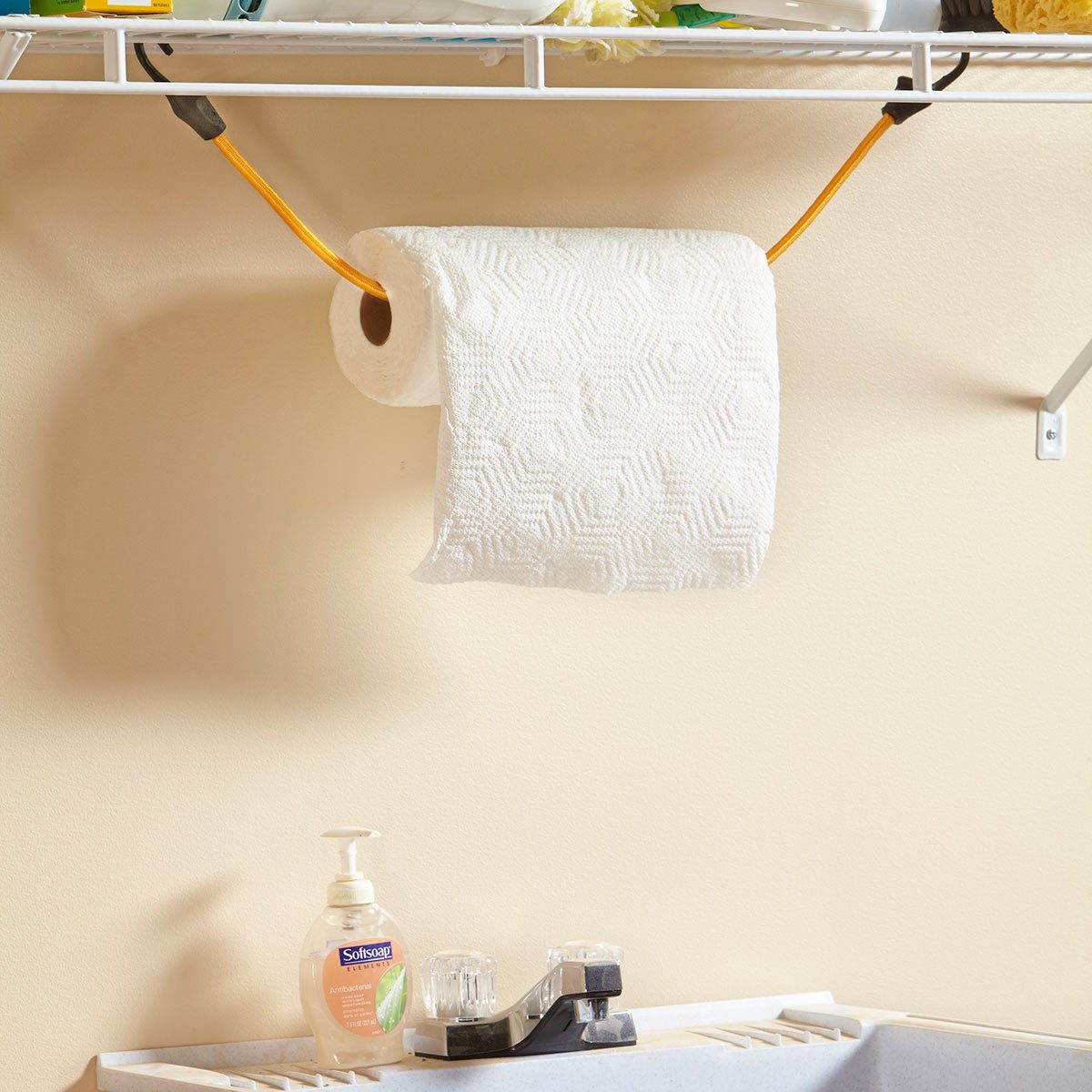 Under-Shelf Paper Towel Holder