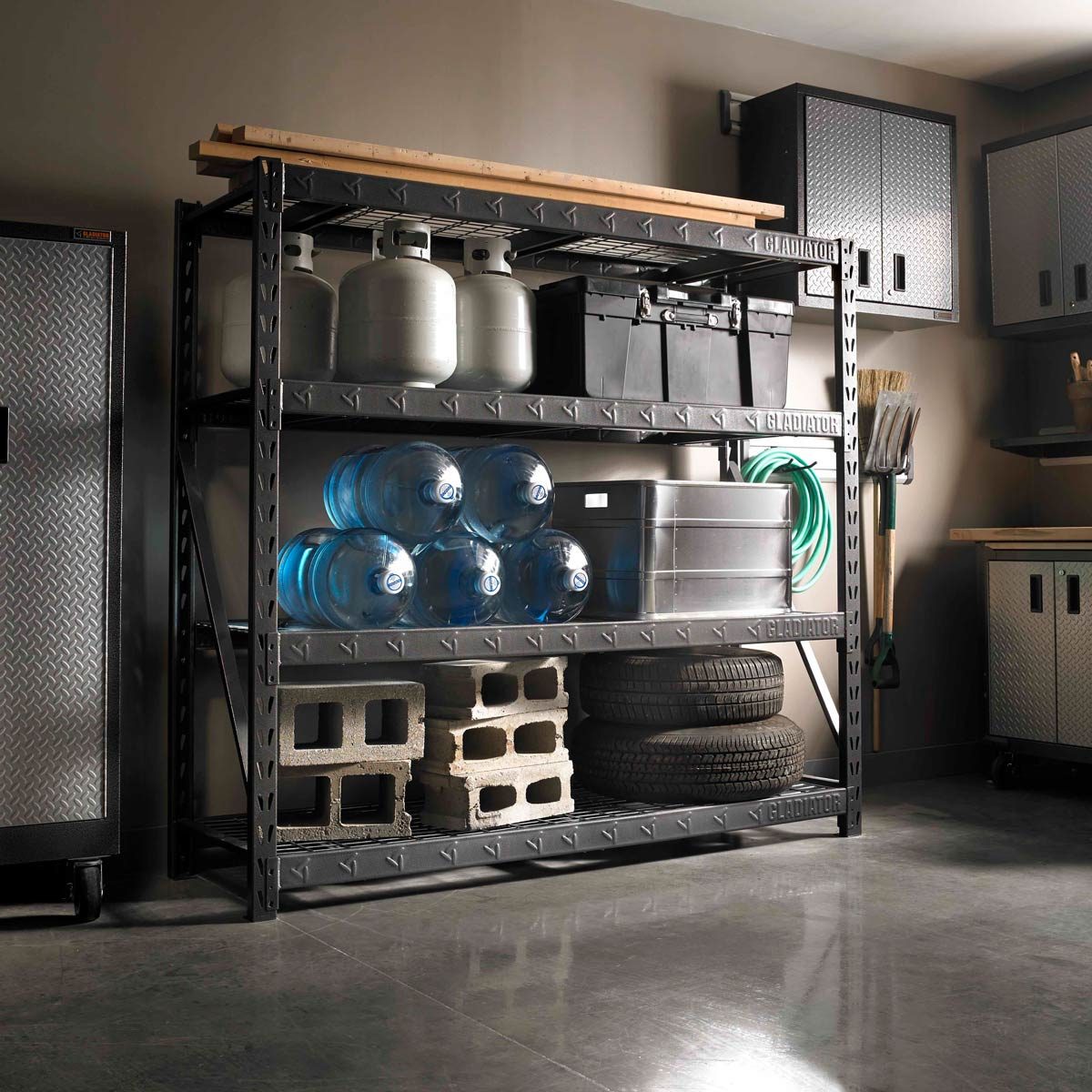 gladiator-heavy-duty-rack shelves storage