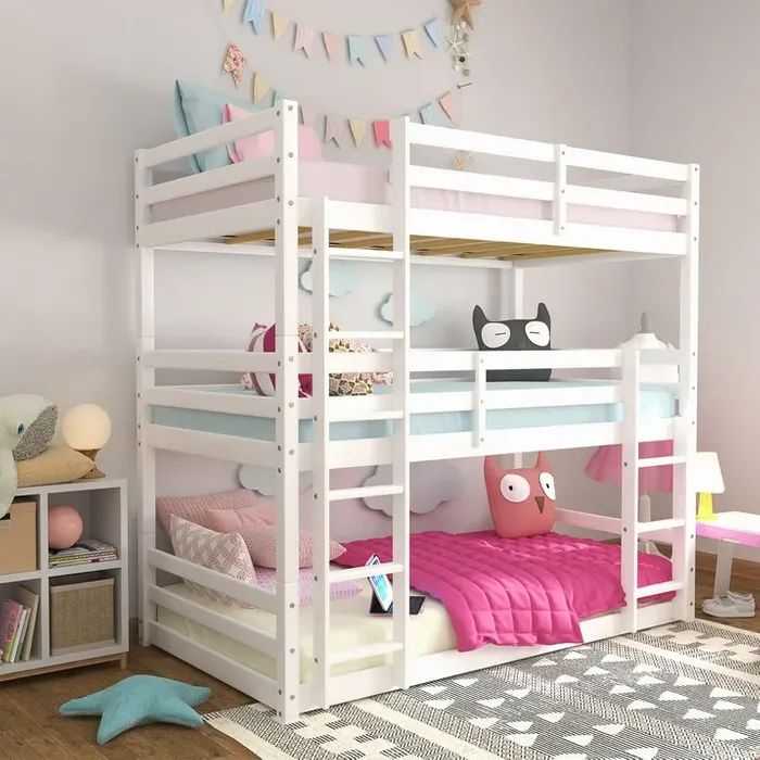Campbell Wood Triple Twin Convertible Bunk Bed White 0d09823d 3a3f 4ee5 A01b B77dc61037a3.f4bcbbb47faa3c1598d79d6313c166ca