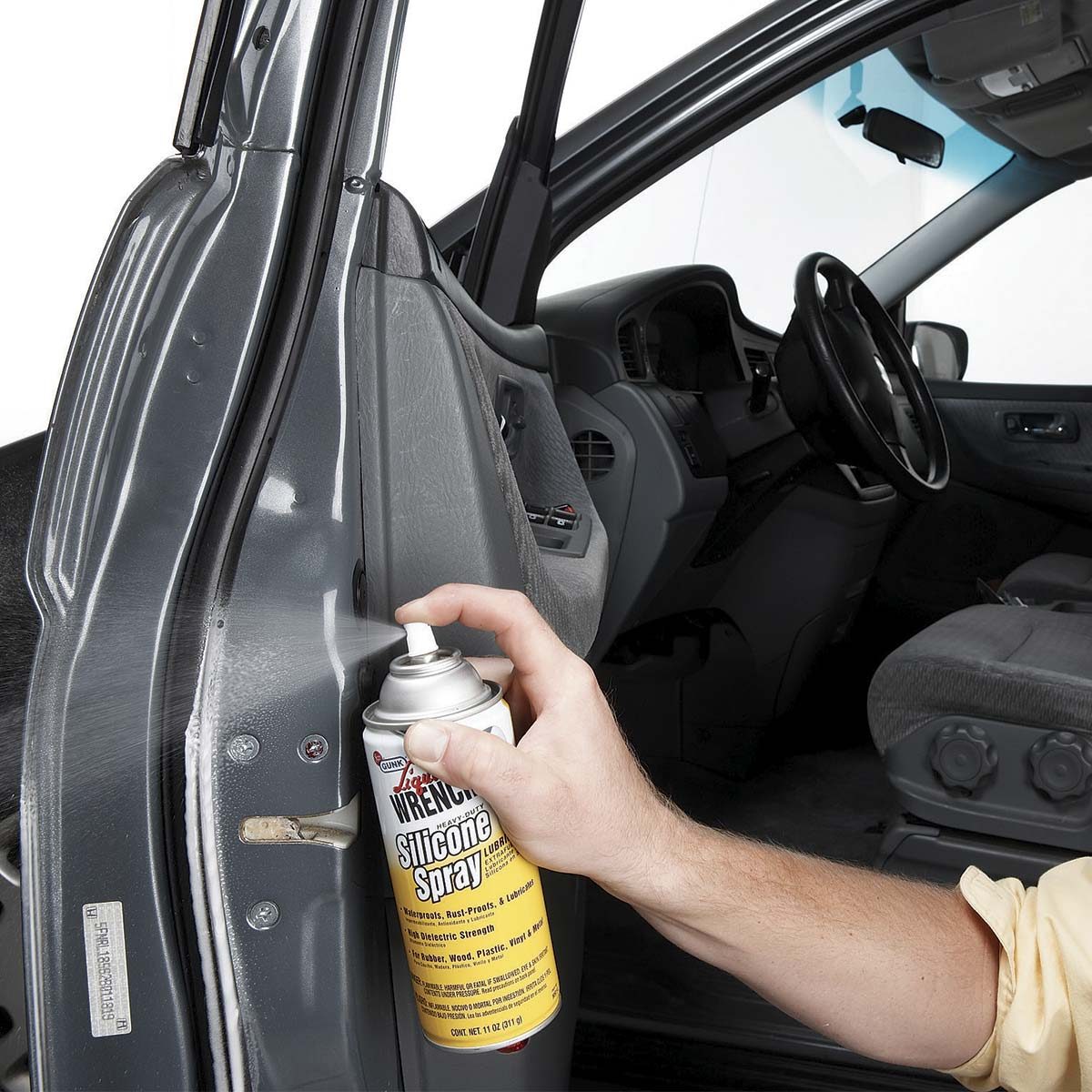 lubricate car door weatherstripping