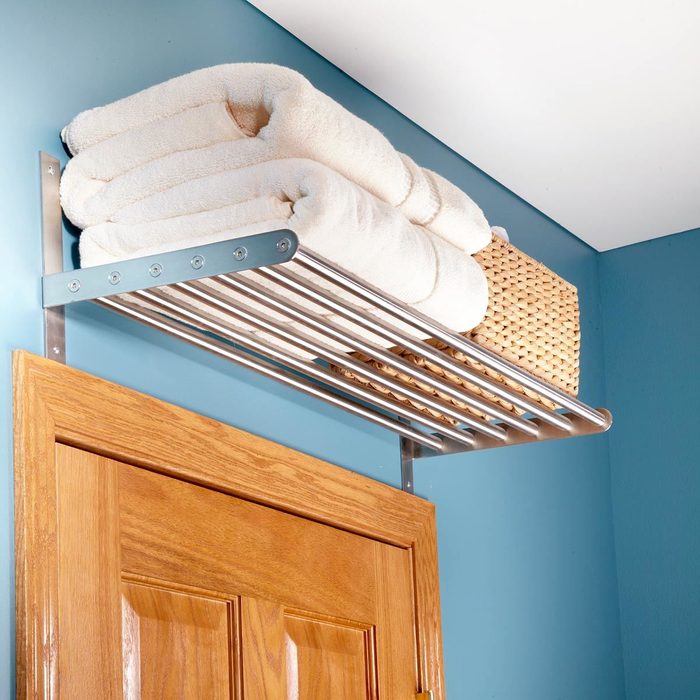 above door storage shelf