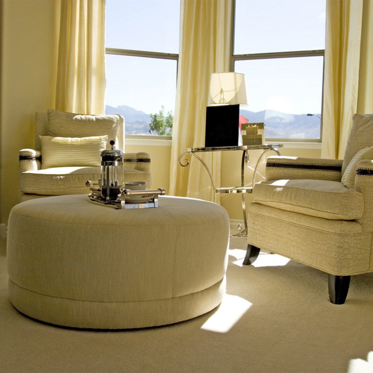 Without a Hall, Create a Sitting Area