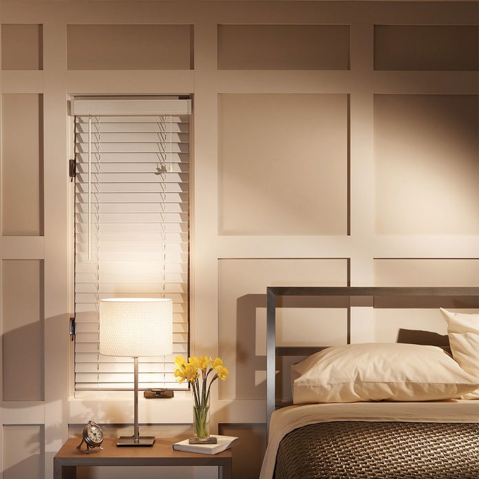 Paneled Panache bedroom wall