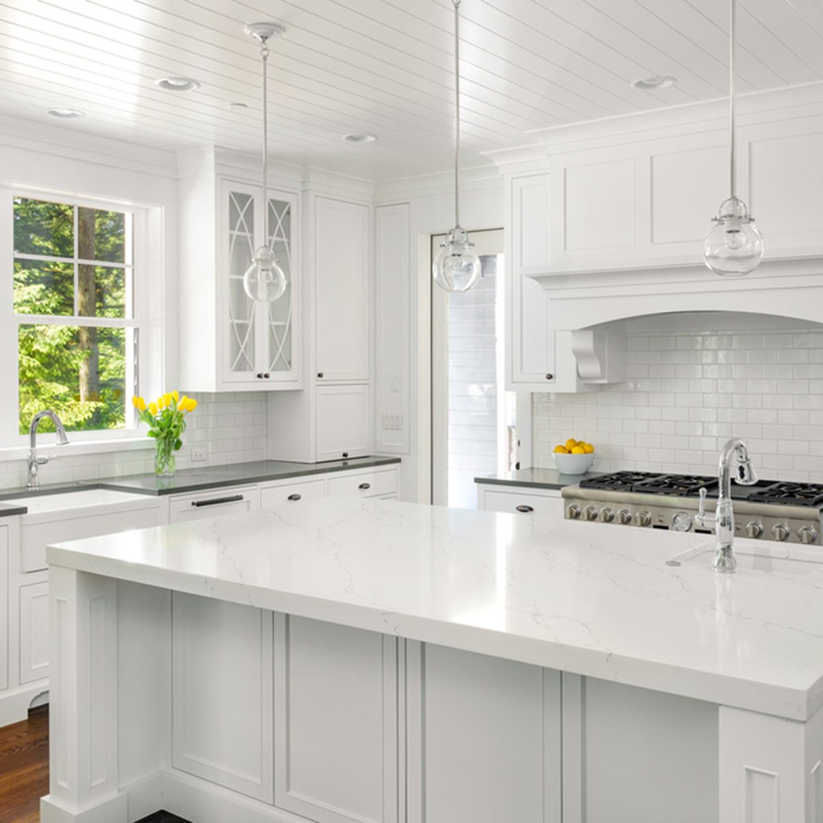 Kitchen Paint Schemes: White on White