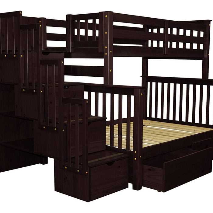 Bedz King Stairway Bunk Bed