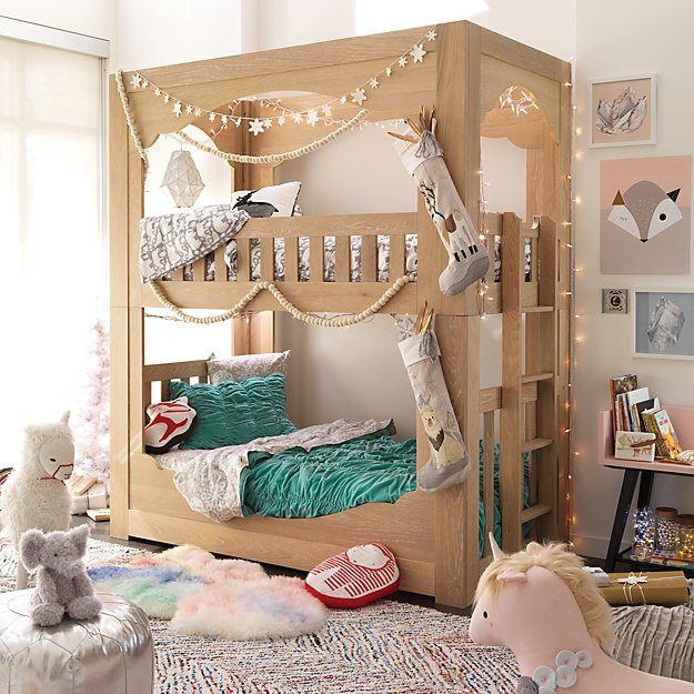 Terrace Wood Bunk Beds cute bunk beds