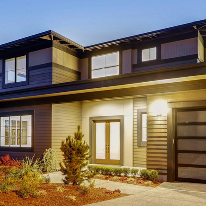 monochromatic modern home