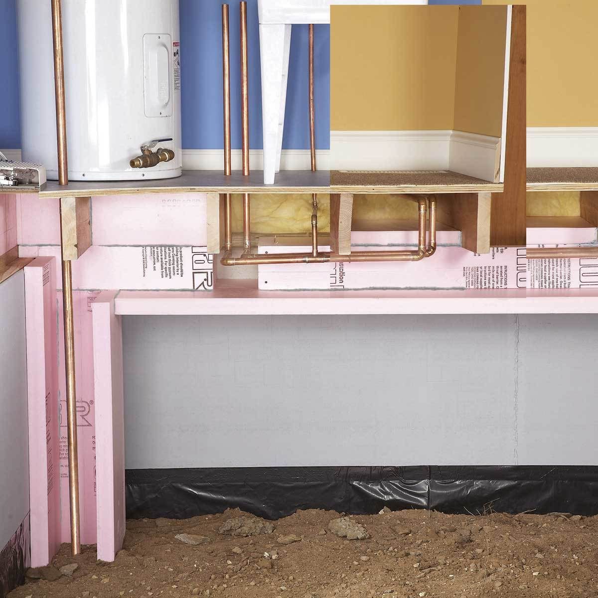 Insulate Hot Water Pipes