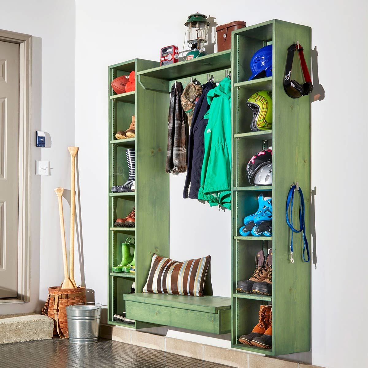 Cubbies mudroom